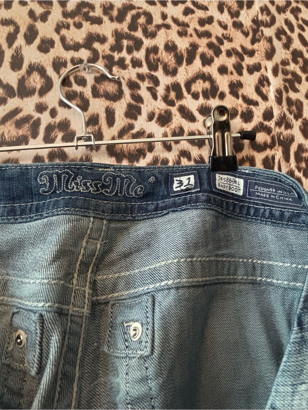 Miss Me Women's Blue Embroidered Boot Cut Jeans - Picture 5 of 5